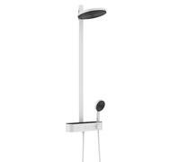 hansgrohe Pulsify S Showerpipe 260, 2 jets avec ShowerTablet Select 400, 24240700, Couleur: blanc mat