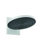 hansgrohe Pulsify S Douche de tête 260 2 jets (EcoSmart) avec raccordement mural, 24151700, Couleur: blanc mat