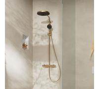 hansgrohe Pulsify S Puro Colonne de douche en applique avec mitigeur thermostatique, 24237140,