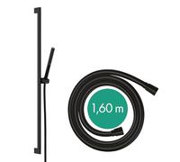 Hansgrohe Ensemble de douche Pulsify S – EcoSmart PowderRain, barre 90 cm, noir mat 24382670