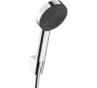 hansgrohe Pulsify S Set de support de douche 105 1jet EcoSmart, avec flexibles de douche 125cm, 24307000, Couleur: chrome