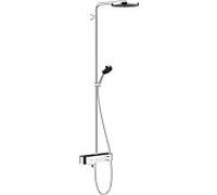 hansgrohe Pulsify Showerpipe 24230000 avec thermostatique de bain Tablette de douche Select 400, chromé