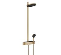 Hansgrohe Pulsify S Showerpipe 260, 2 types de jets (EcoSmart) avec ShowerTablet Select 400, 24241, Coloris: Bronze brossé