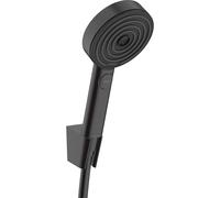 Hansgrohe Kit support de douche Pulsify Select S 105 – 3 jets Relaxation, flexible 160 cm, noir mat