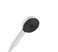 Hansgrohe Pommeau de douche Pulsify Select S 105 – 3 types de jets Relaxation EcoSmart – Blanc mat