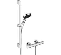 Hansgrohe hansgrohe Ensemble de douche Pulsify Select S 669mm barre + douchette, 3 jets, chrome Quantité:1