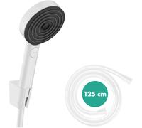Hansgrohe Kit douche Pulsify Select S, 3 jets Relaxation, douchette + flexible 1250 mm, Blanc mat