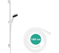 hansgrohe Pulsify Select S ensemble de douche 24170700 3jet, relaxation, avec barre de douche 90cm, blanc mat