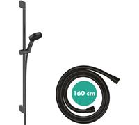 hansgrohe Pulsify Select S set de douche 105, EcoSmart, 3jet Relaxation, barre de douche 900mm incluse, 24171670, Couleur: noir mat
