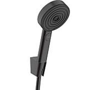 Hansgrohe Kit support de douche Pulsify Select S 105 – 3 jets Relaxation, flexible 160 cm, noir mat
