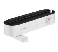 Hansgrohe Pulsify Select Thermostat de bain avec tablette de douche 40cm mat blanc 24340700