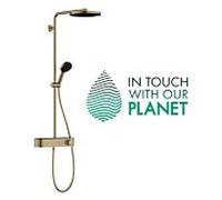 hansgrohe Pulsify set de douche 24221140 avec thermostat, bronze brossé