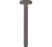 hansgrohe raccordement au plafond S 300 mm, 27389340, Couleur: Chrome noir brossé