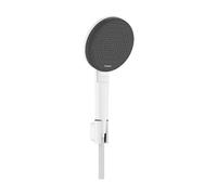 hansgrohe Raindance Alive Select S Set de support de douche 125, 3jet EcoSmart avec flexible de douche Designflex textile 160cm, 24611700, Couleur: Blanc mat