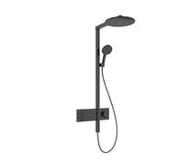 Système de douche hansgrohe Raindance Alive S 24595340 2 modes de pulvérisation avec ShowerSelect Comfort , chrome noir brossé