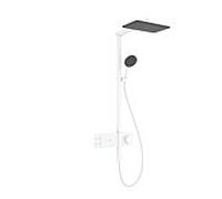 Hansgrohe Raindance Alive Q 210/340 2 jets Colonne de douche 24590700 EcoSmart avec mitigeur thermostatique, blanc mat