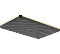 Hansgrohe Raindance Alive Q douche à effet de pluie 34.3x21.4 cm rectangulaire noir-doré 24531990