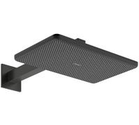 Hansgrohe Raindance Alive Q douche à effet de pluie avec bras 34.3x21.4 cm rectangulaire noir 24551340