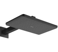 Hansgrohe Raindance Alive Q douche à effet de pluie avec bras 34.3x21.4 cm rectangulaire noir 24551670