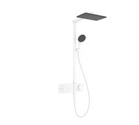 hansgrohe Raindance Alive Q système de douche 210/340 1-jet avec ShowerSelect Comfort, 24580700, Couleur: Blanc mat