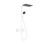 Hansgrohe Système de douche Raindance Alive Q 24591700 – 2 modes, EcoSmart 7,6 l/min, blanc mat