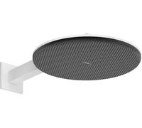 Hansgrohe Raindance Alive S douche à effet de pluie avec bras 30x30 cm ronde blanc 24541700