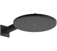 Hansgrohe Raindance Alive S douche à effet de pluie avec bras 30x30 cm ronde noir 24540670