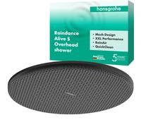 hansgrohe Raindance Alive S Douche de tête 300 1jet, 24520670, Couleur: noir mat