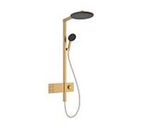 Hansgrohe Raindance Alive S Puro Colonne de douche thermostatique 24596140 300 1 jet EcoSmart, 8 l/min, brushed bronze