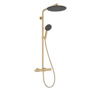 hansgrohe Raindance Alive S Puro Showerpipe 300 1jet EcoSmart+ avec élément Ecostat, 24594140, Couleur: Bronze brossé