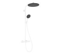 hansgrohe Raindance Alive S Puro Showerpipe 300 1jet EcoSmart+ avec élément Ecostat, 24594700, Couleur: Blanc mat