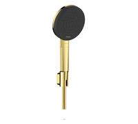 Support de douche Hansgrohe Raindance Alive Select S 24612990, pommeau de douche 125 mm, 3 jets, finition or poli