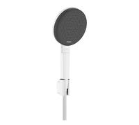 Support de douche Hansgrohe Raindance Alive Select S 24612700, pommeau de douche 125 mm, 3 jets, blanc mat
