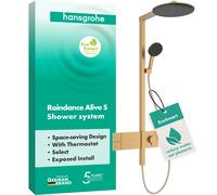 hansgrohe Raindance Alive S système de douche 300 1jet EcoSmart avec ShowerSelect Comfort, 24583140, Couleur: Bronze brossé