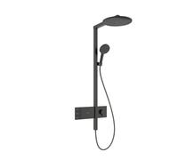 hansgrohe Raindance Alive S système de douche 300 2jet avec ShowerSelect Comfort, 24595340, Couleur: Chrome noir brossé