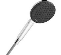 Hansgrohe Pommeau de douche Raindance Alive Select S 24512000, 125mm, 3 modes, économie d'eau+, chromé