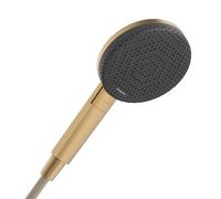 hansgrohe Raindance Alive Select S Douchette à main 125 3jet EcoSmart, 24511140, Couleur: Bronze brossé