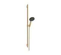 hansgrohe Raindance Alive Select S ensemble de douche 24603140 3 types de jets économie d'eau avec barre de douche Unica S Puro 90 cm, bronze brossé
