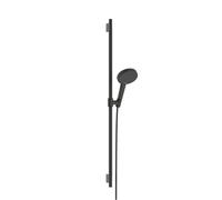 Hansgrohe Set de douche Raindance Alive S 125 – 3jet EcoSmart, Unica S 90 cm, chrome noir brossé