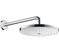 Hansgrohe Raindance douche à effet de pluie 30x30 cm circulaitre chrome-blanc 27378400