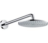 Hansgrohe Raindance douche à effet de pluie avec bras 24x24 cm ronde chrome 27474000