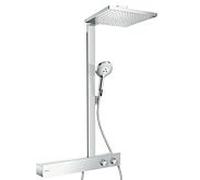 Hansgrohe Raindance E Showerpipe 300 1jet, EcoSmart, avec ShowerTablet 600, 1 consommateur, 27364000, chromÃ© - 27364000