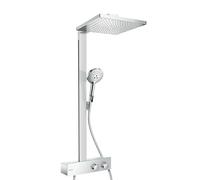 Hansgrohe Raindance E Showerpipe 300 1jet, avec tablette de douche 350, 1 consommateur, 27361000, chrome - 27361000