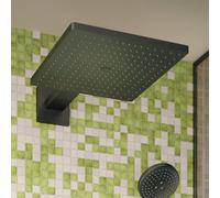 Hansgrohe Douche de tête Raindance E 300 Air 1 jet avec bras de douche Chrome noir brossé