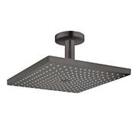 hansgrohe Raindance E Douche de tête 26250340 1jet, avec raccord au plafond, noir brossé