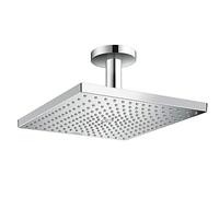 hansgrohe Raindance E Douche de tête 300 1 jet EcoSmart 9 l/min avec raccord au plafond, chromé, 26251000