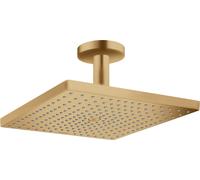 hansgrohe Raindance E Douche de tête 300, 1jet EcoSmart 9 l/min, avec raccordement au plafond, 26251140, Couleur: Bronze brossé
