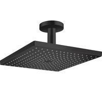 hansgrohe Raindance E Douche de tête 300, 1jet EcoSmart 9 l/min, avec raccordement au plafond, 26251670, Couleur: noir mat