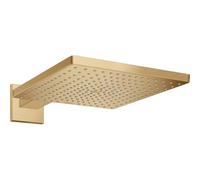 Hansgrohe Raindance E douche de tête - 30x30cm - carré - avec bras de douche - brushed bronze 26238140