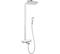 Hansgrohe Raindance ensemble de douche mural avec thermostat chrome-blanc 27113400